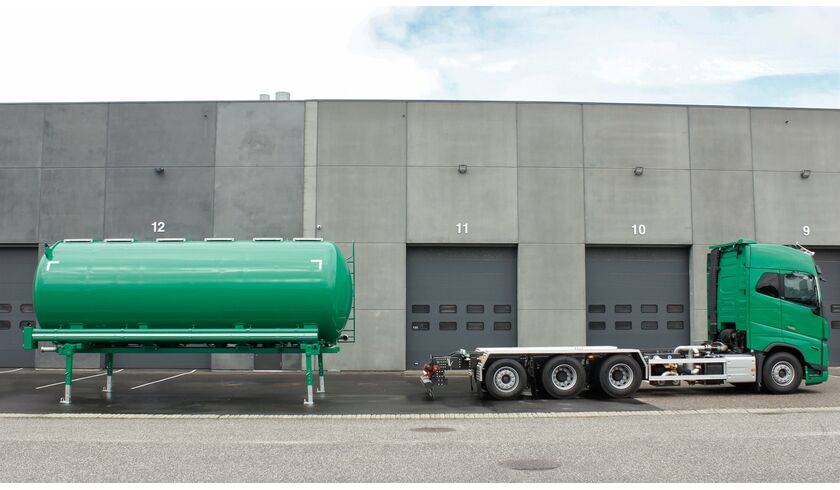 MVT Vigeland Transport – Chassis bodywork and 35.1 m³ feed tank on a swap body frame
