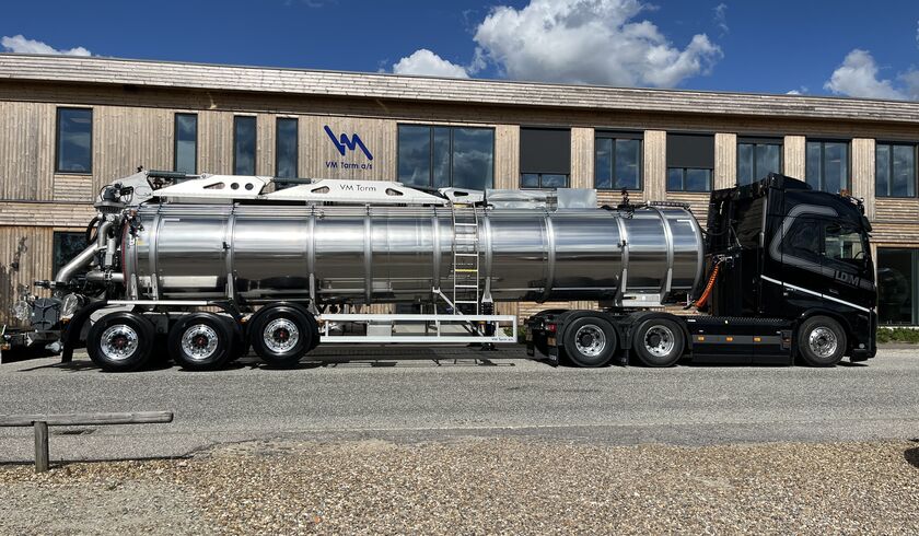 Levanger Drift and Montasje AS - 33,000 litre liquid manure tanker semi-trailer