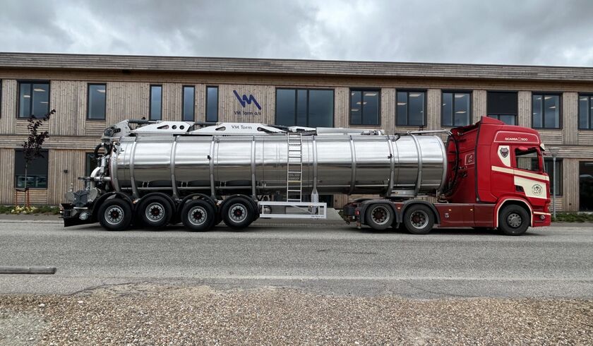 Kaahavegaard - 39,000 litre liquid manure tanker semi-trailer