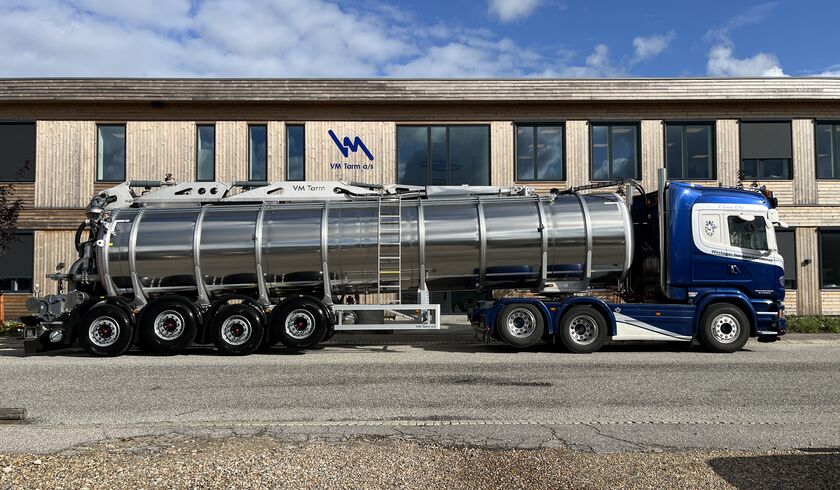 Westager Nørager Landbrug IS - 39,000 litre liquid manure tanker-semi-trailer
